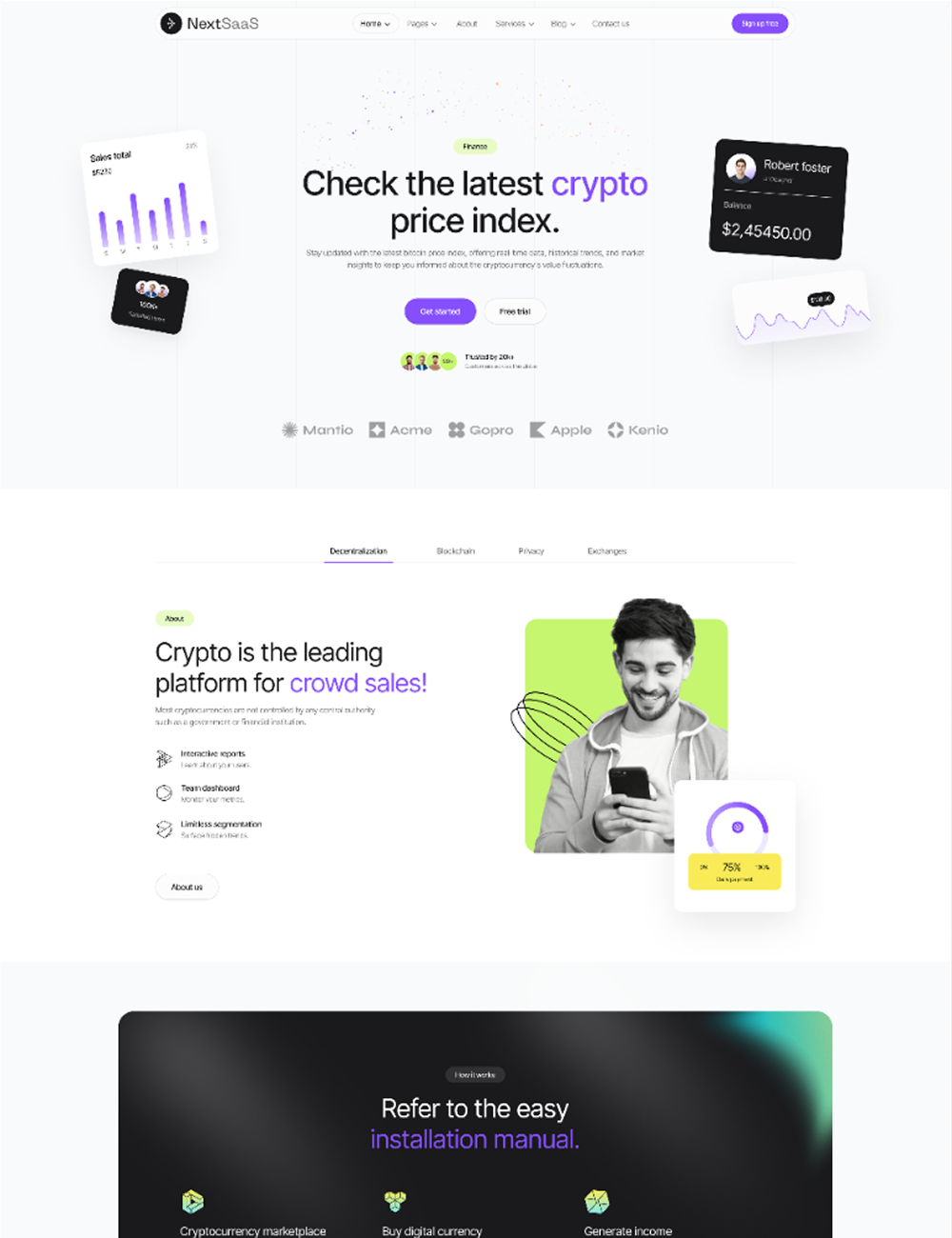 Crypto Starter Template